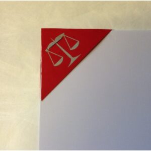 Printed document corners