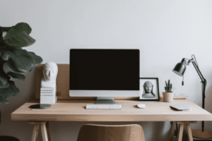 organised desk
